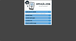 Desktop Screenshot of netnik.com